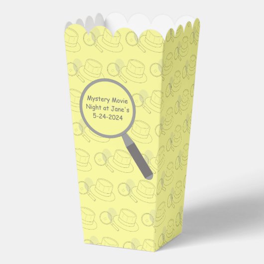 Ballotins Mystery Crime Solutionner Preuve Board Popcorn (Recto)