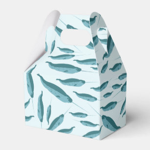 Ballotins Narwhal dans le Motif de l'océan bleu