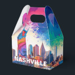 Ballotins Nashville Skyline Abstrait Art<br><div class="desc">Ajoutez une touche de modernité à votre événement avec ce ballotin présentant l'art abstrait de Nashville. Parfait pour les mariages,  les fêtes ou les cadeaux d'entreprise.</div>