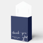 Ballotins Nautique Marine Blue Wedding Favor Boxes (Ouvert)