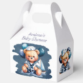 Ballotins Nautique Teddy Bear Delight Boy Baby shower (Recto)