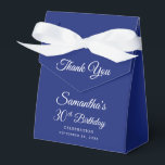 Ballotins Navy Blue 30th Birthday Party<br><div class="desc">Special unique Navy Blue 30e anniversaire Favor Boxes spécialement conçu pour les invités à la fête d'anniversaire de votre ami. Parfait pour une touche supplémentaire en remerciement de vos invités. Planifiez votre fête avec plus de fournitures de fête d'anniversaire de notre magasin! Vos amis ou votre famille aimeront une fête...</div>