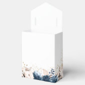 Ballotins Navy Blue et Dusty Rose mariage Favor Box (Ouvert)