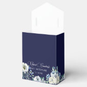 Ballotins Navy Blue Floral Custom Elegant Bat mitzvah Party (Ouvert)