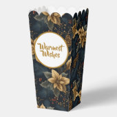 Ballotins Navy Gold Holly Medallion Pattern (Recto)