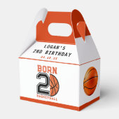 Ballotins Né 2 Ball Basketball 2e fête d'anniversaire (Verso)