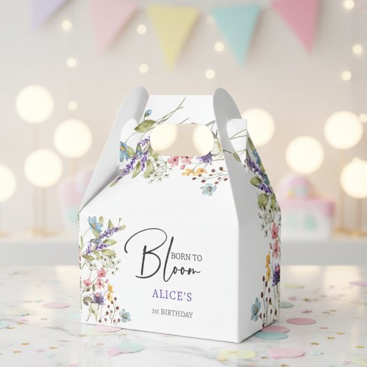 Ballotins Né pour fleurir des fleurs sauvages anniversaire d