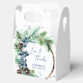 Ballotins Neige amoureuse hiver nuptiale pins de douche wrea (Ouvert)