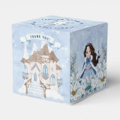 Ballotins Neige hiver foncé Haired Princess Anniversaire (Arrière)