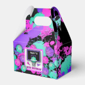 Ballotins Neon Basketball Baskets & Paint Splatard Anniversa (Verso)