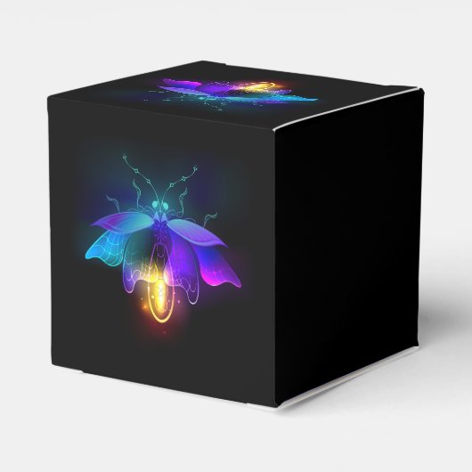 Ballotins Neon Firefly sur noir (Arrière)