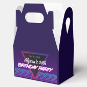 Ballotins Neon Retro 80s Theme Purple Rose Anniversaire (Ouvert)