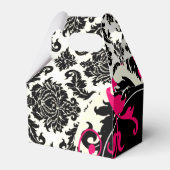 Ballotins Neopolitan Damask Paisley | fuschia noir blanc (Arrière)