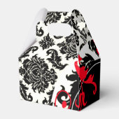 Ballotins Neopolitan Damask Paisley | noir rouge blanc (Arrière)