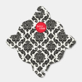 Ballotins Neopolitan Damask Paisley | noir rouge blanc (Déplié)