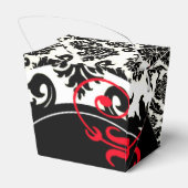 Ballotins Neopolitan Damask Paisley | noir rouge blanc (Arrière)