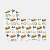 Ballotins New Orleans Mardi Gras Beignet Beads Mask Po'Boy (Déplié)