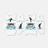 Ballotins Ninja Warrior Boys Birthday Favour Box (Déplié)