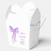 Ballotins Noce de mariage avec un nœud papillon violet  (Ouvert)