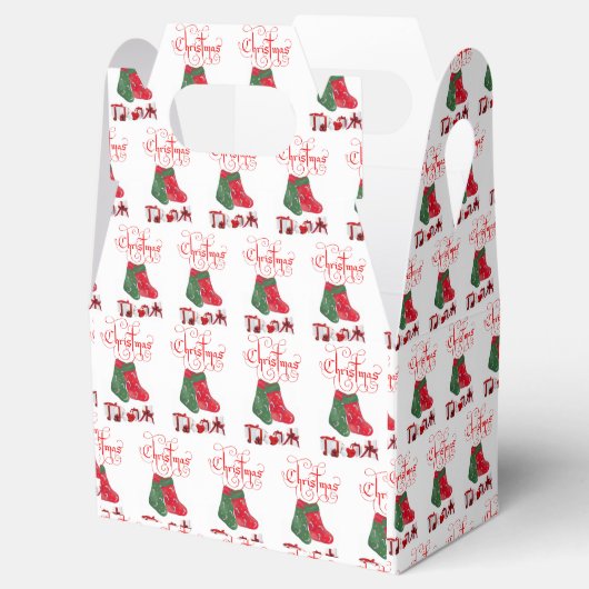 Ballotins Noël Ballotin Gable (Ouvert)