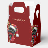 Ballotins Noël Black Cat boîte cadeau de vacances (Ouvert)