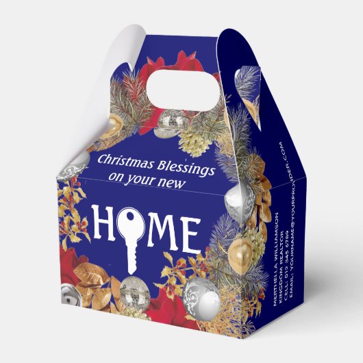 Ballotins Noël cadeau de fermeture de Realtor (Verso)