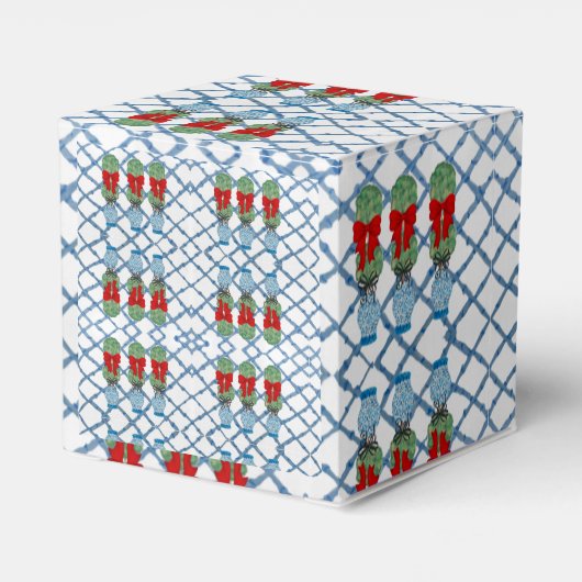 Ballotins Noël Chinoiserie Bamboo Topiaries Topiary (Arrière)