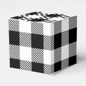Ballotins Noël classique Buffalo chèque plaid motif B&W (Verso)