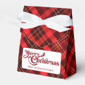 Ballotins Noël Classique Rouge Plaid Tartan Fête de Noël (Verso)