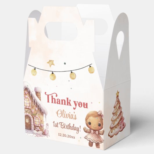 Ballotins Noël Cookie rose fête d'anniversaire (Ouvert)