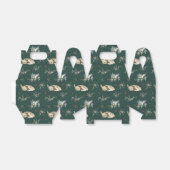 Ballotins Noël des cerfs de bois d'hiver (Déplié)