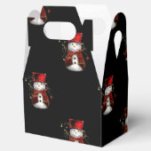 Ballotins Noël du motoneige rouge mignon (Ouvert)