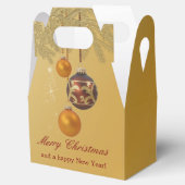 Ballotins Noël élégant doré (Ouvert)