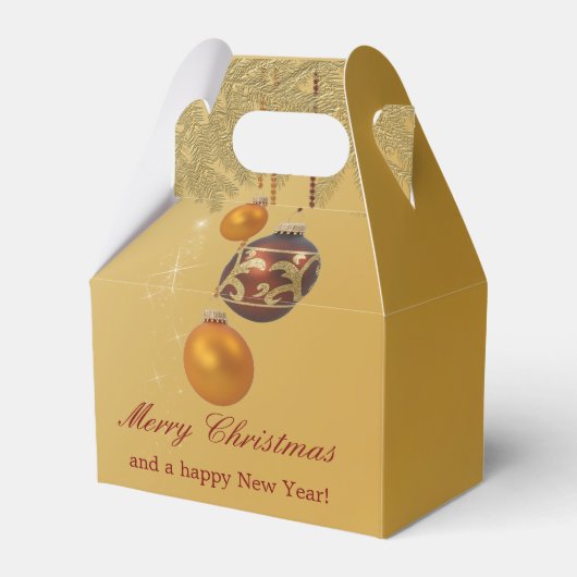 Ballotins Noël élégant doré (Verso)