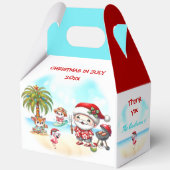 Ballotins Noël En Juillet Joli Père Noël Été Grand Gable (Recto)