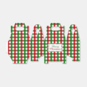 Ballotins Noël En vichy rouge et vert (Déplié)