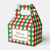 Ballotins Noël En vichy rouge et vert (Verso)