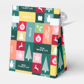 Ballotins Noël Joyeuses Fêtes Moderne Nom d'entreprise (Arrière)