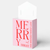 Ballotins Noël Joyeux et rose rouge vif 2025 (Ouvert)