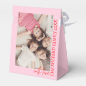 Ballotins Noël Joyeux et rose rouge vif 2025 (Arrière)