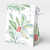 Ballotins Noël Mariage Faveur Boîtes Festive Botanique (Arrière)