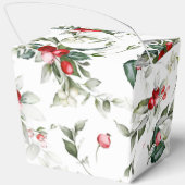 Ballotins Noël Mariage Favor boîte cadeau avec Merci Non (Verso)