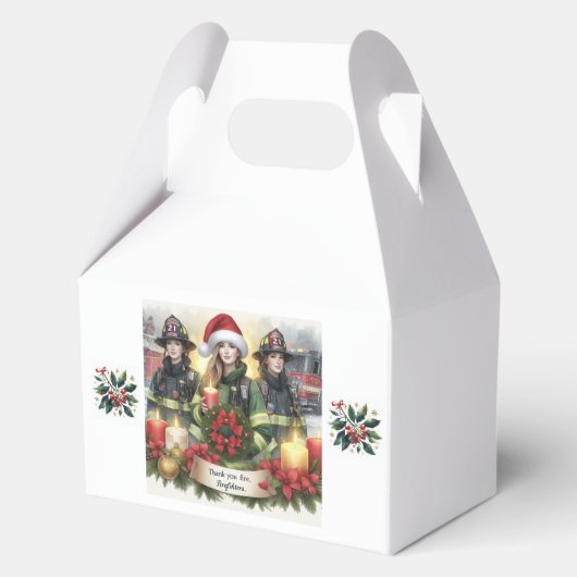 Ballotins Noël merci aux pompiers (Recto)