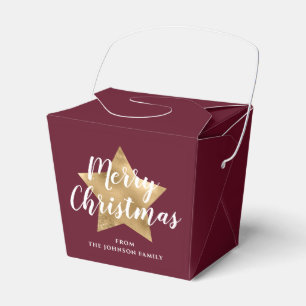 Ballotins Noël Moderne Étoile Dorée Bourgogne