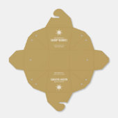 Ballotins Noël Monogramme Snowflake nourriture Ballotin cade (Déplié)