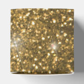 Ballotins Noël Parties scintillant or vacances (Haut)