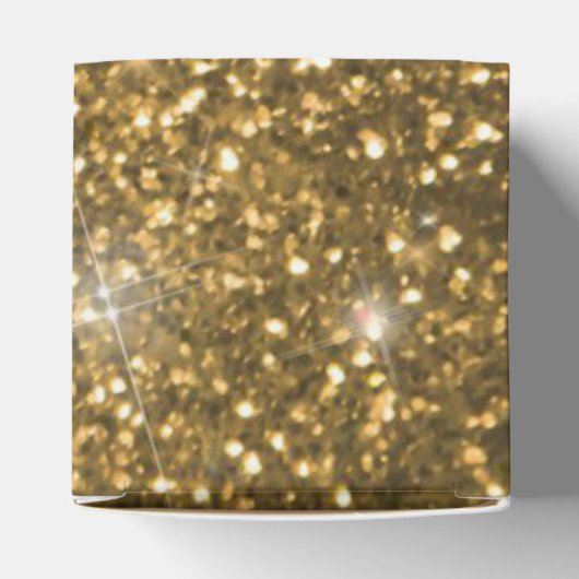 Ballotins Noël Parties scintillant or vacances (Haut)