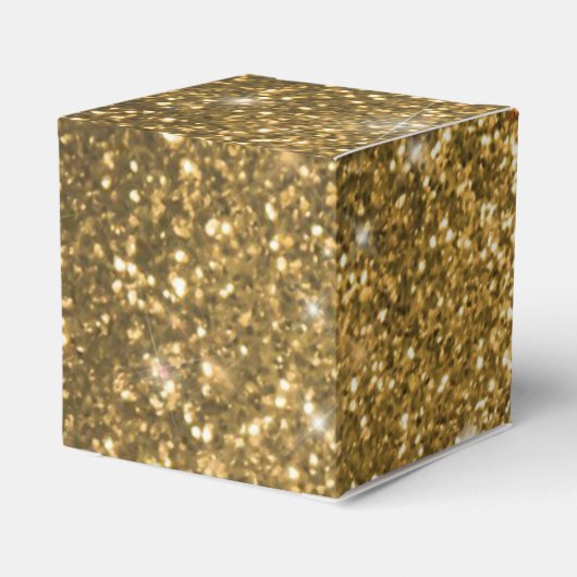 Ballotins Noël Parties scintillant or vacances (Arrière)