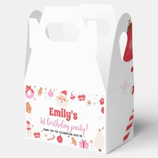 Ballotins Noël Père Noël fête d'anniversaire Ballotin (Ouvert)