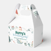 Ballotins Noël Père Noël fête d'anniversaire Ballotin (Verso)